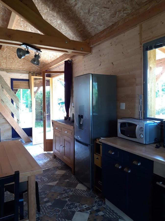 Chalet Chaleureux Avec Parking Garage Motos, Velos La Chapelle-aux-Chasses Exterior foto